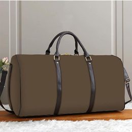 Luxury fashion men women high-quality travel duffle bags brand designer luggage Genuine Leather handbags With lock large capacity 221z