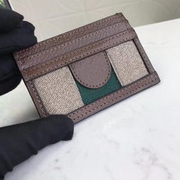 Classic Men Women Credit Card Holder Fashion Mini Small Wallet Handy Slim Bank Holders Unisex Key Pouch Coin Purse268K