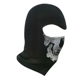 Cycling Caps Masks 1 Pcs Halloween Mask Outdoor Headwear Skeleton Riding Cosplay War Game Windproof Masks Pure Cotton Mask Skull Mask 231204