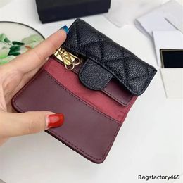 High Quality Genuine Leather Keychain Women Key Holder Organiser Pouch Cow Split Wallet Housekeeper Key Case Mini Card Bag236A