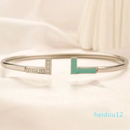 Fashion Silver Bracelet Charm Bangle Braccialetto Pulsera for Mens Women Wedding Lovers Gift Diamond Bracelets Tennis Jewelry