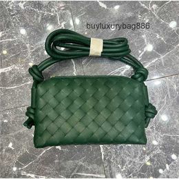 Luxury Leather Shoulder Bags Totes Bag Ladies Bags Authentic Bags Cowhide Small BottegvVeneta Fashion Bags Designer Woven Loop Bag Square Sprin 3YXG9 WN-DYGF