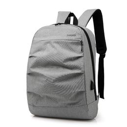 new mens and womens backpack korean leisure fashion computer bag large capacity mens middle school student usb backpack3327