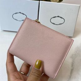 Women Wallet Designer Bags Classic Genuine Leather Handbags Clutch pPurses Small with Zipper Female Fashion Money Bag Slim Card Ho297V