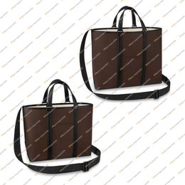 Men Fashion Casual Designe Luxury 2 Size WEEK END TOTE Handbag Briefcase Computer Bag Cross body Messenger Bag High Quality TOP 5A2876