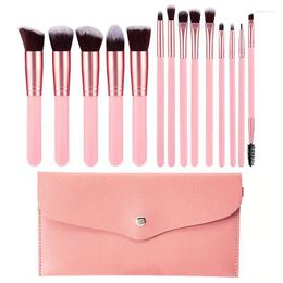 Makeup Brushes 14 Brush Set 5 Large And 9 Small Tools Blush Foundation Highlight