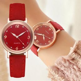 Wristwatches Fashion Casual Luminous Women Watch Leather Bracelet Quartz Wrist Watches Luxury Relojes Para Mujer