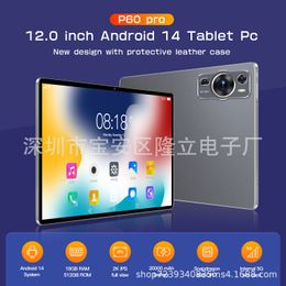 P60pro Android Smart Tablet PC Dual Card Dual Standby Foreign Trade Version Metal Shell 16 512 Android 14 in Stock Factory Wholesale