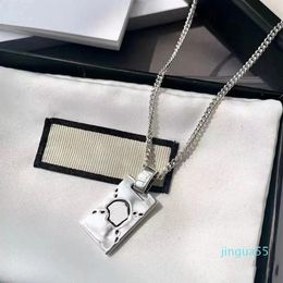 Desingers Necklace Fashion Charm Retro Style Top Quality Silver color Leisure Pendants for Unisex Jewelry Supply good nice2603
