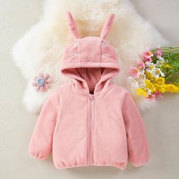 Jackets Plush Baby Thicken Warm Winter For Girls Fleece Wool Coats Infant Hooded Outwear 0-4 Year Toddler Clothes