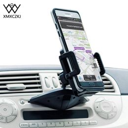 XMXCZKJ Universal Car Phone Holder DD Slot Stand Mount Mobile Support Cellular Phone Smartphone Holder in Car For Iphone X 8 7S C1265z