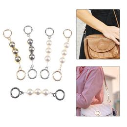 Bag Chain Strap Extender Imitation Pearl Bead Replacement Chain Strap For Purse Clutch Handbag286k