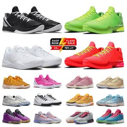 2024 New Arrival Kd 6 Lebron 20 Men Women Basketball Shoes Kobes 6 Mamba 6s Protro Grinch Think Pink Bred All Star Designer Sneakers Trainers Outdoor