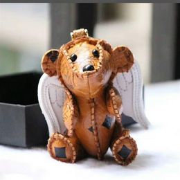 Rabbit lion keychain fashion designer handbag shoulder chain pendant creative animal dog backpack bunny pendant225r