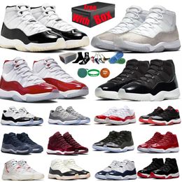 11 Basketball Shoes men women 11s Cherry Gratitude Cool Cement Grey Concord Bred UNC Gamma Blue Midnight Navy Space Jam 25th Anniversary Trainers Sports Sneaker