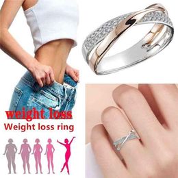 Magnetic Weight Loss Ring Health Fitness Jewellery Fat Burning Design Opening Therapy Fashion269h