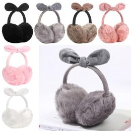 Berets Winter Thick Fluffy Headband Warm Earmuffs Earflap Ear Warmers