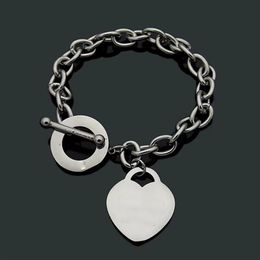 womens mens MOVE BRACELET Necklace Big Heart designer Jewellery sets Birthday Christmas Gift 925 Silver OT buckle Necklaces Bracelet2666