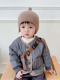 Jackets 2023 Winter Baby Long Sleeve Thicken Warm Coat Infant Padded Jacket Toddler Girls Boys Casual Cardigan Children Clothes
