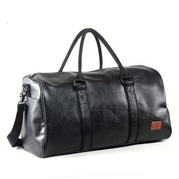 Duffel Bags Fashion Men Travel Hand Luggage Waterproof Large Capacity Bag Weekend High-capacity Leather Handbag299A