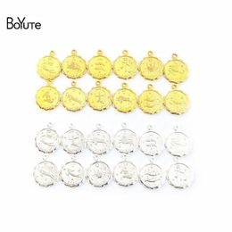 BoYuTe 12 Pieces Set 10 Sets Lot Metal Brass Mix 12MM Zodiac Charms for Jewelry Making DIY Hand Made Jewelry Accessories Parts2193