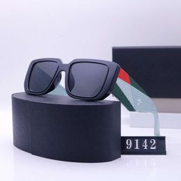 Designer Parda Sunglasses Prader New Overseas Box for Men and Women Street Photography Classic Travel Fashion Glasses 9142