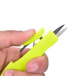 Whole- 1Pc Portable Fish Shaped Fishing Line Scissor Cut Clipper Multi-purpose Fishing Tackle Scissor Fish Use Scissors Access326j