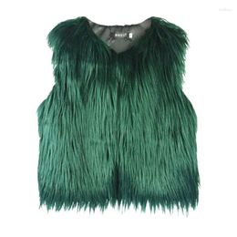 Women's Fur European And American Clothing Plus Size Short Waistcoat Mongolia Sheep Clothes Autumn Winter Faux Vest