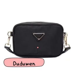 17x5x11Cm classic nylon Pr makeup storage strap bag fashion cosmetic gift collection item triangle mark225S