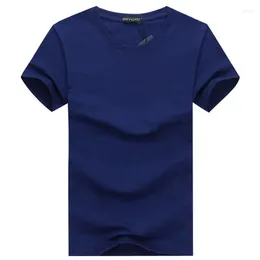 Men's Suits A2733 Simple Creative Design Line Solid Colour Cotton T Shirts Arrival Style Short Sleeve Men T-shirt Plus Size
