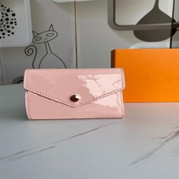 Original 2021 new style female designer ladies coin purse ladies Empreinte patent leather short wallet wallet credit card holder b2200