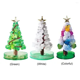 Christmas Decorations Magic Growing Tree Funny Artificial Paper Xmas Decors Educational Novelty DIY Fun Gift For Adults Kids