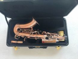 New Brand S-992 BbTune music instrument Phosphor-plated copper High-quality Curved soprano Saxophone With Mouthpiece AAA