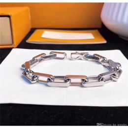 Fashion Bracelet New Arrive Man and Woman 316L Titanium Steel Engrave Colored Bracelet 18K Plated Gold Thick Chain Bracelets329K