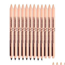 Eyebrow Enhancers 48Pcs/Lot Maquiagem Eye Brow Menow Makeup Double Function Pencils Concealer Maquillaje Drop Delivery Health Beauty Dh7Vt