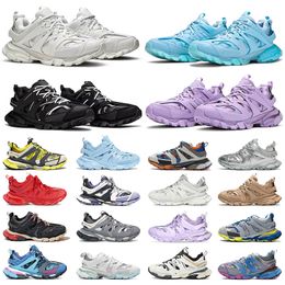 Luxury 3 3.0 Mens Womens Designer Shoes All Blacks White Purple Beige Green Pink Light Blue Mens Shoes Fashion Sneakers Trainers