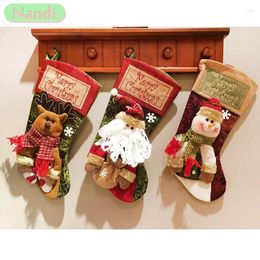 Christmas Decorations Year Stockings Gift Bags Candy Knit Tree Decoration Home Gifts