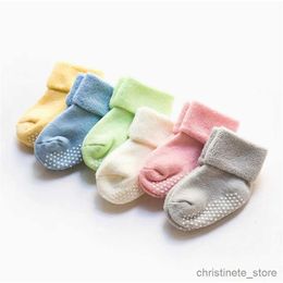 Kids Socks Cotton Baby Socks Autumn Winter Thicken Warm Newborn Boy Girl Floor Socks Baby Non-slip Terry Socks for Boys Girls 0-3 Year R231204
