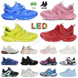 LED Scarpe Track 3 Designer Luxury Casual Shoes Tops Tracks 3.0 multi Colour white black Tess.s Runner 7 Sneakers Tess.s. Gomma leather Nylon Printed Platform Trainers