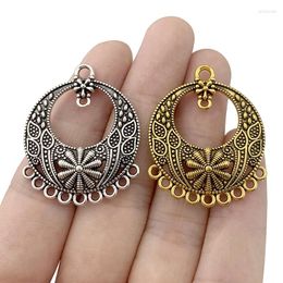 Pendant Necklaces 15 X Tibetan Silver/Gold Colour Boho Bohemia Chandelier Multi Connector Charms Pendants For DIY Earrings Necklace Jewellery