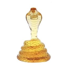 Bar Tools Snake Shaped Wine Bottle 500 1000mI High Borosilicate Glass Process Chinese Zodiac Transparent Empty Whisky 231204