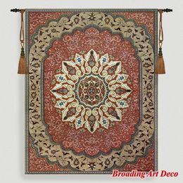 Tapestries Beautiful Provence Jacquard Weave Tapestry Wall Hanging Moroccan Style Gobelin Home Art Decoration Cotton Size 162x130cm