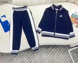 Luxury designer baby tracksuits kids girl boy coat Baseball suit Size 100-160 Long sleeved zipper jacket and child pants Nov25