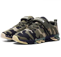 Kids Camouflage Shoes Children Outdoor Shoe Boy Army Green Sneakers Girls Gym Shoes
