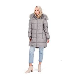 Puffer for Women - Quilted Winter Coat W/faux Fur Hood Size S-xl 51
