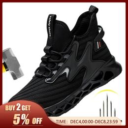 Boots Man Safety Shoes PunctureProof Work Sneakers Lightweight Men Steel Toe Indestructible 231204