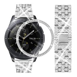 Watch Bands Bracelet For Galaxy 4 Classic Bezel Ring 42mm 46mm Stainless Steel Wrist Band Watch3 45mm 41mm Strap215b