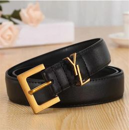 Designer men's and women's belts fashion buckle leather belt High Quality belts with Box unisex belt Woman Belts Y041551