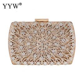 Lady Diamond Wedding Evening Women Clutch Round Bag Fashion Purses And Handbags Crossbody Party Shoulder Bags Gold Silver Black 20209C