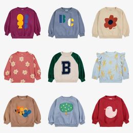 Clothing Sets Children Sweaters Bobo 2023 Autumn Winter Kids Boys Girls Sweatshirt Fashion Letter Pattern Long Sleeve Print Tops Clothes 231204